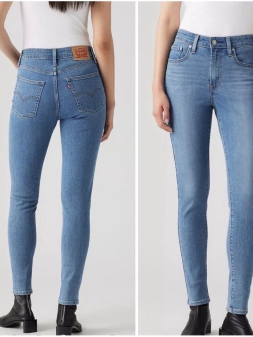 Levi's  Premium 721 High Rise Light Blue Women's Skinny Jeans size 26